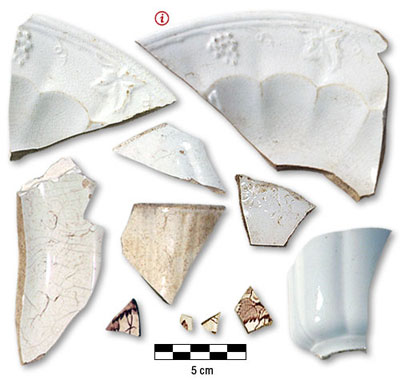 Photograph of ceramics from Basin Depot 2000