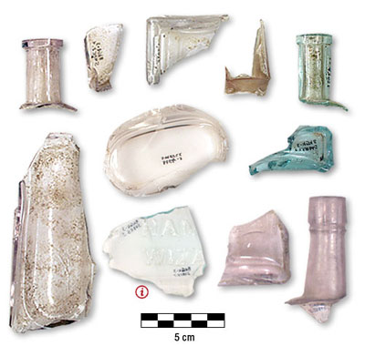 Photograph of bottles from Basin Depot 2000