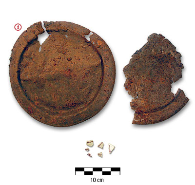 Photograph of household articles from Egan farm