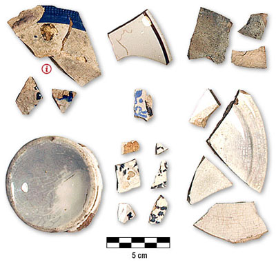 Photograph of ceramics from McIntyre Farm