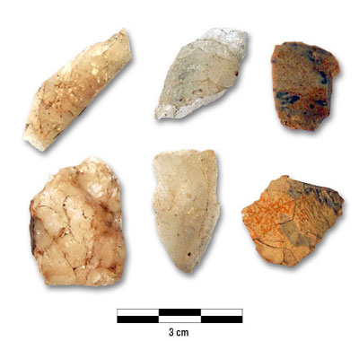 Photograph of chert from the Round Lake Shoreline