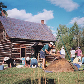 Photograph of archaelogical dig