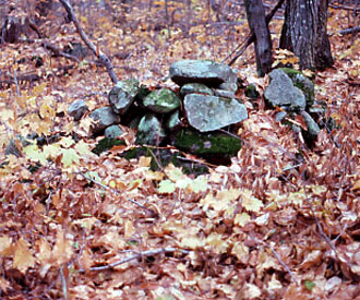 Photograph of a rock pile
